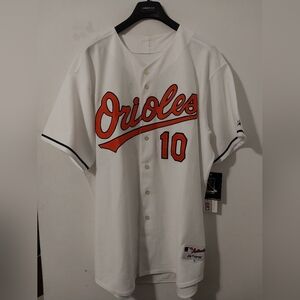 Majestic Vtg. Baltimore Orioles Miguel Tejada Hone Jersey Size 56